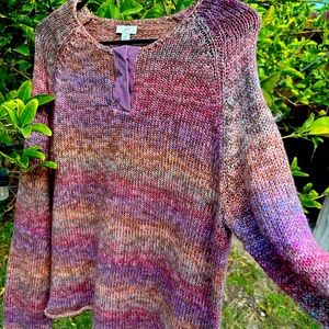 J.Jill sweater. Multi colored. In great condition.  Size M